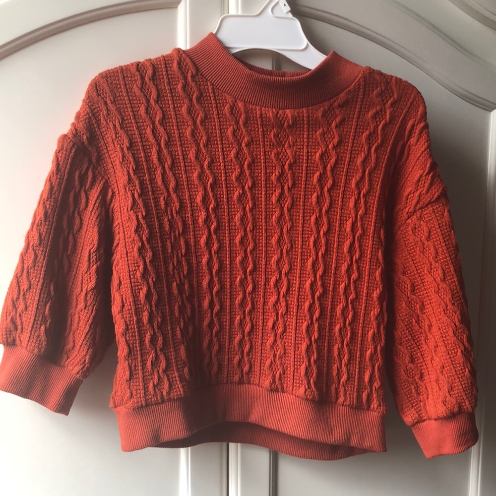 Thick Woven Crop Top